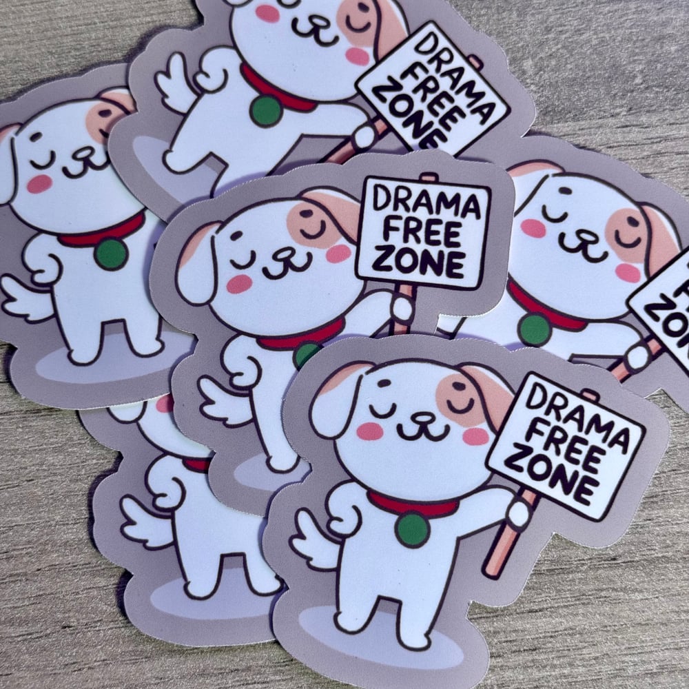 Image of Drama Free Zone Sticker