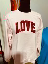 Image 1 of Glitter Valentine Sweatshirt 