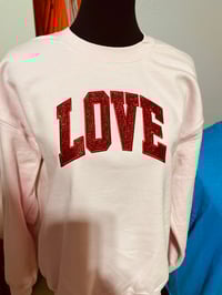 Image 2 of Glitter Valentine Sweatshirt 