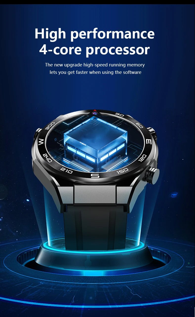 MSL 4G Smartwatch with AMOLED Screen and Dual Cameras