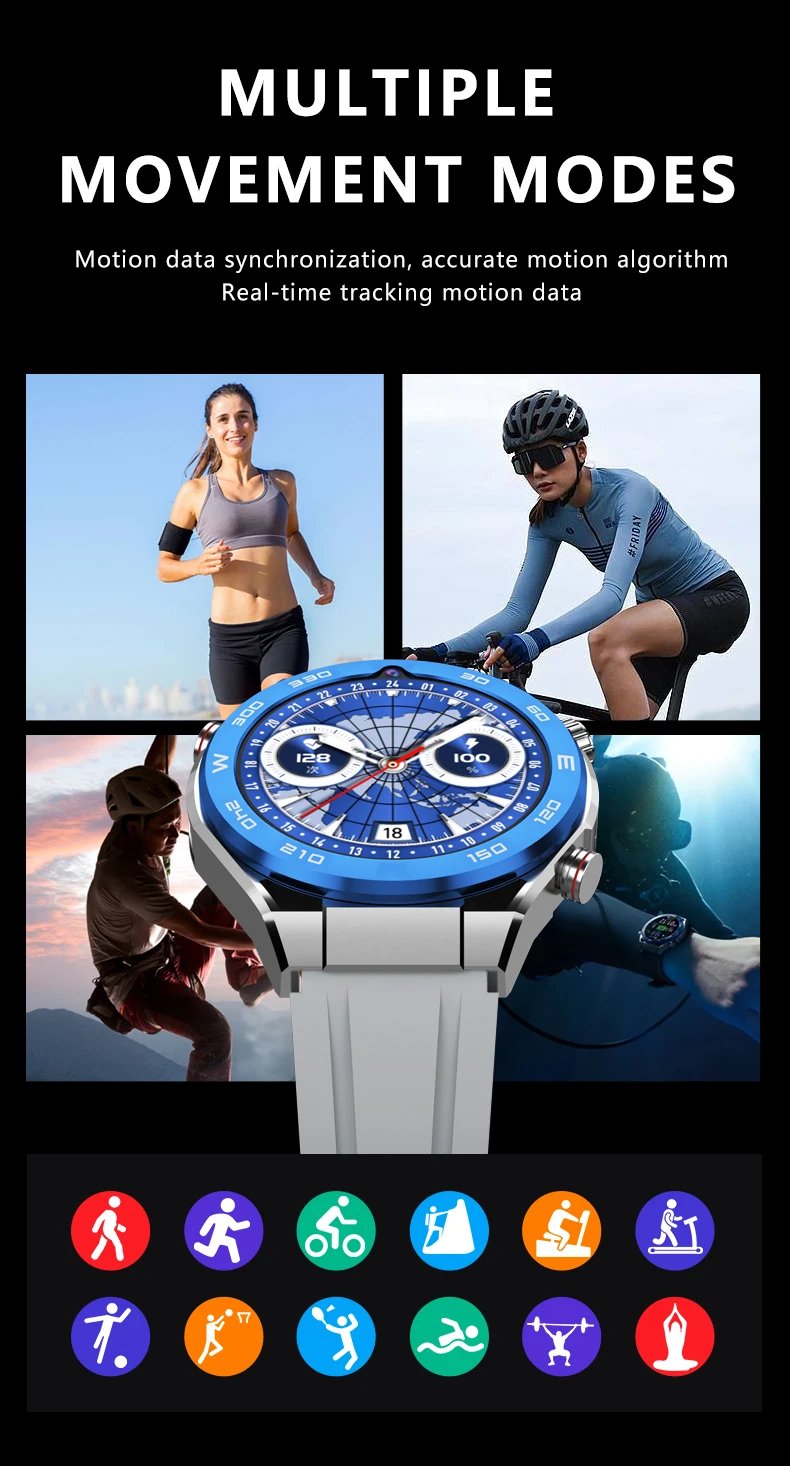 MSL 4G Smartwatch with AMOLED Screen and Dual Cameras