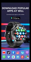 MSL 4G Smartwatch with AMOLED Screen and Dual Cameras