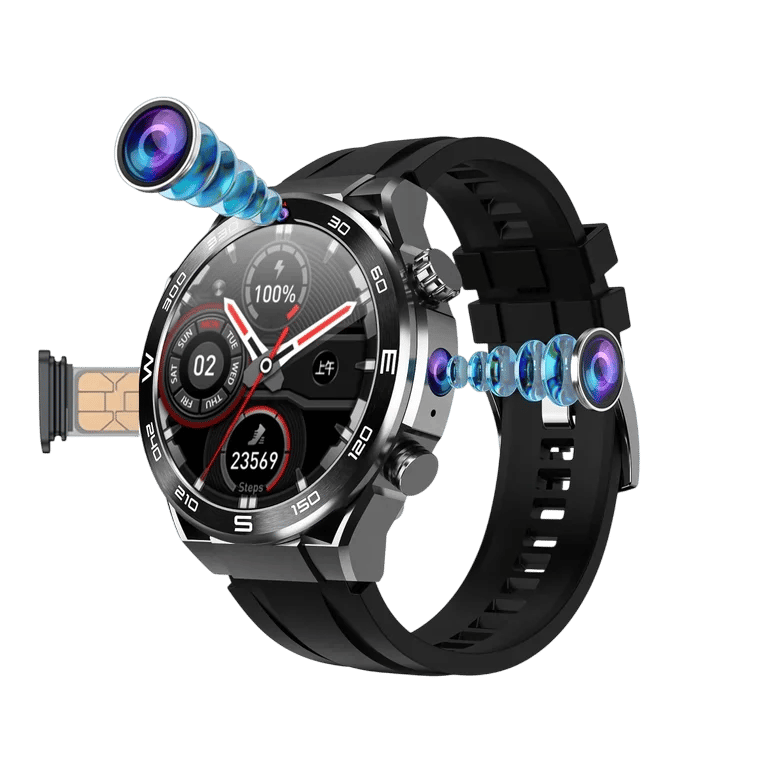 MSL 4G Smartwatch with AMOLED Screen and Dual Cameras