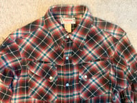 Image 2 of Cushman vintage style flannel shirt, size 1/S