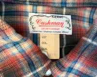 Image 3 of Cushman vintage style flannel shirt, size 1/S