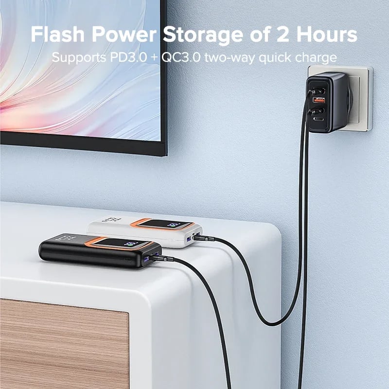 MSL 10000mAh Power Bank with PD 22.5W Fast Charging