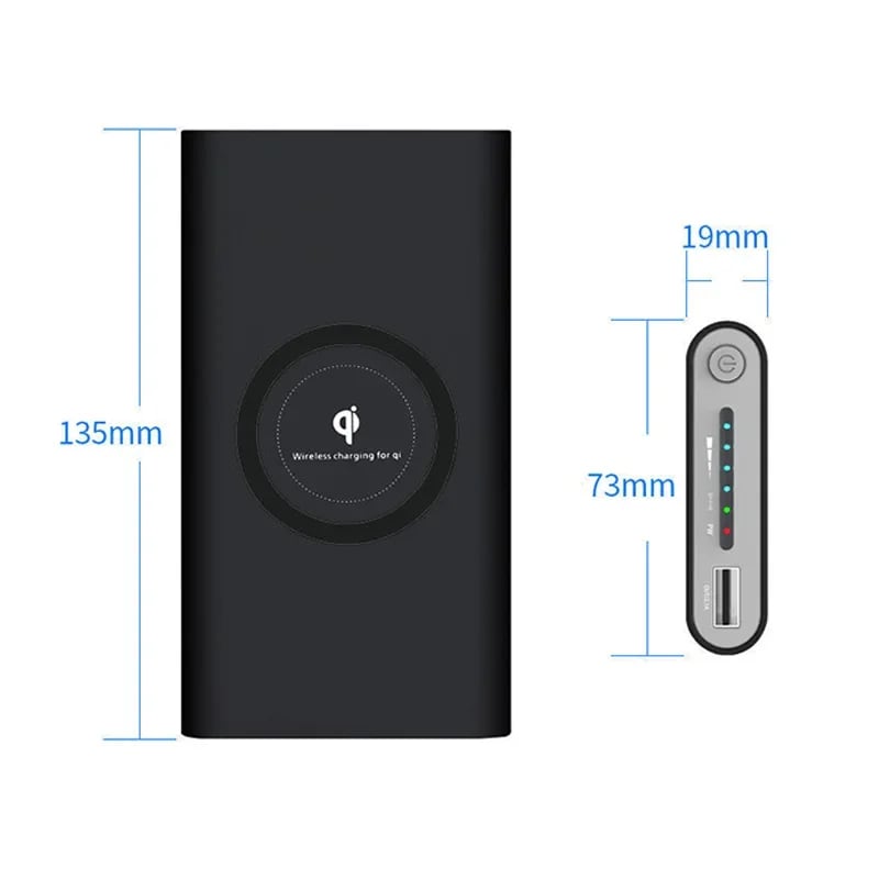 MSL 20000mAh Wireless Power Bank with Magnetic Charging and LED Display