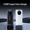 MSL 20000mAh 120W Power Bank with Built-In Cable and Fast Charging