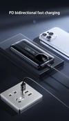 MSL 20000mAh 120W Power Bank with Built-In Cable and Fast Charging