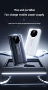 MSL 20000mAh 120W Power Bank with Built-In Cable and Fast Charging