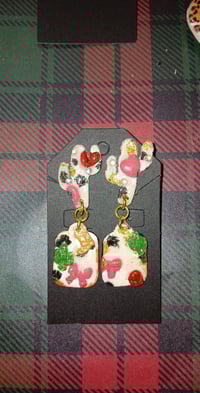 Cactus dangle earrings 