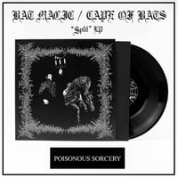 Image 2 of BAT MAGIC / CAPE OF BATS “Split LP” [SORCERY-050]