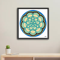 Image 1 of "Enneagram Tondo" Archival Stretched Canvas Print