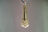 Flatware Pendant, Vintage Silverplate Fork Handle - K0055