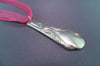 Flatware Pendant, Vintage Silverplate Fork Handle - K0053