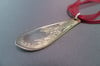 Flatware Pendant, Vintage Silverplate Floral Fork Handle - K0049