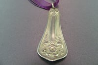 Image 4 of Flatware Pendant, Vintage Silverplate Fork Handle - K0050