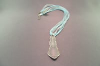 Image 4 of Scrollwork Flatware Pendant, Vintage Silverplate Fork Handle - K0056