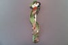 Seahorse Spoon Pendant/Pin, Vintage Brass Cloisonne Enamel Spoon Handle - K0024