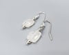 Faceted Rainbow Moonstone &amp; Sterling Earrings - K0241