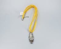 Image 4 of Curvy Flatware Handle Pendant, Vintage Silverplate Fork Handle - K0150