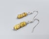 Rutilated Quartz &amp; Sterling Earrings - K0221