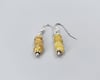 Rutilated Quartz &amp; Sterling Earrings - K0221