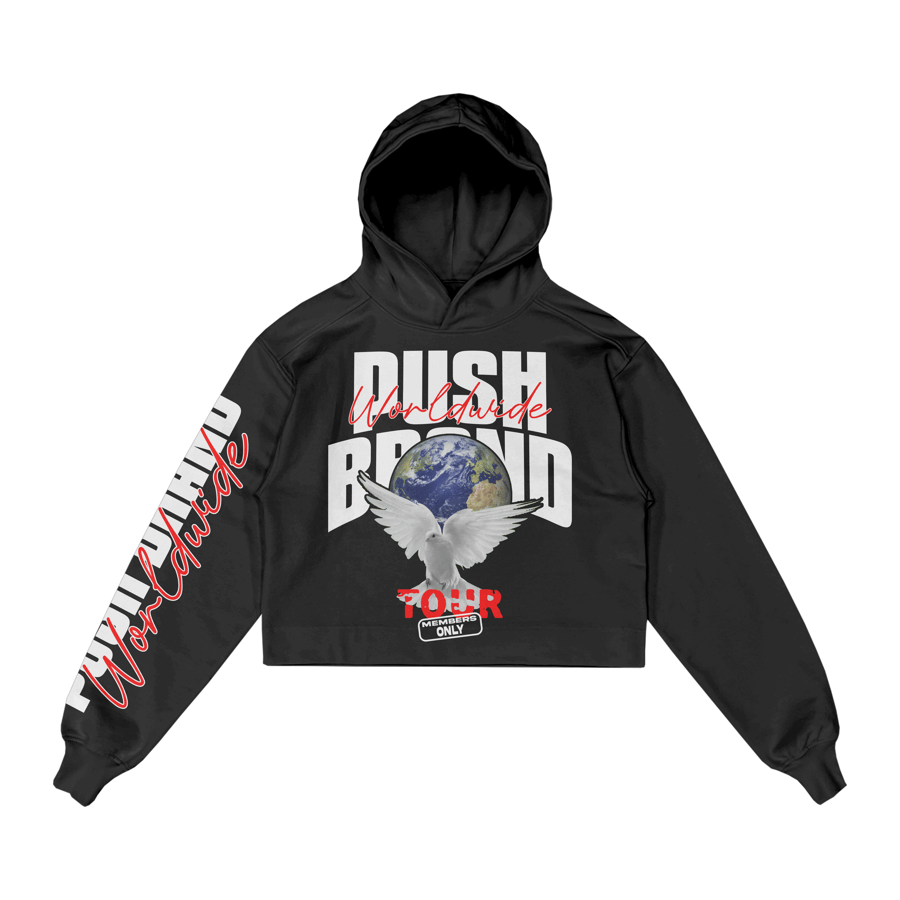 Image of Worldwide Tour Hoodie Black