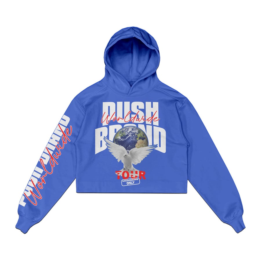 Image of Worldwide Tour Hoodie Blue 