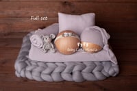 Image 1 of Newborn photo set light grey