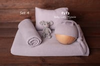 Image 5 of Newborn photo set light grey