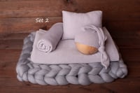 Image 3 of Newborn photo set light grey