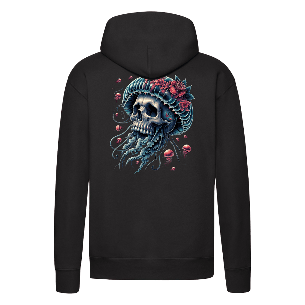 JellySkull over hoodie