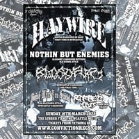 HAYWIRE / NBE / BLOODFURY @ The Lubber Fiend 16.03.25