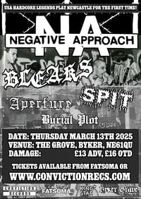 Image 2 of NEGATIVE APPROACH / BLEAKS @ The Grove 13.03.25