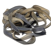 Image 1 of 1PC. TIME CAPSULE  42" Hand Dyed Finished Edge Silk Wrist Wrap Bracelet/Jewelry/Craft Ribbons