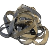 Image 4 of 1PC. TIME CAPSULE  42" Hand Dyed Finished Edge Silk Wrist Wrap Bracelet/Jewelry/Craft Ribbons