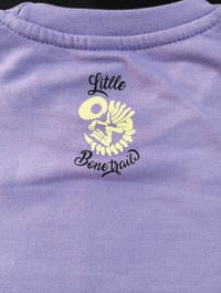 Image 3 of Little BoneTrail "Smile" lilac Crewneck - KIDS - Bone Trail Apparel 