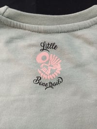 Image 2 of Little BoneTrail "Smile" sage Crewneck - KIDS - Bone Trail Apparel 