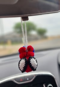 Image 4 of Handmade Crochet Spiderman Hanging 