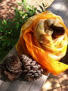 Image of Autumn Leaves Seasonal Waldorf Nature Table 35" Play Silk