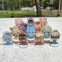 Image 1 of [IN STOCK] POKE X HSR 5CM GACHA STANDEES