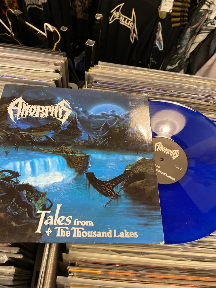 Image of LP Amorphis Tales from The Thousand Lakes original Blue vinyl