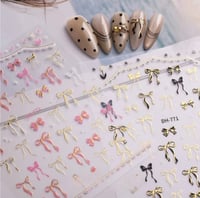 Image 3 of BOW NAIL STICKERS