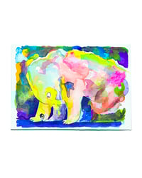 Image 1 of A6 - le monstre des angoisses - illustration originale