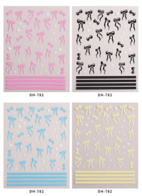Image 2 of BOW NAIL STICKERS