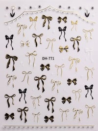 Image 4 of BOW NAIL STICKERS