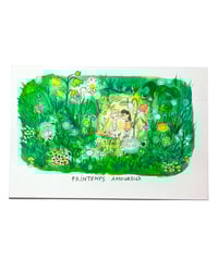 Image 2 of A6 - Le printemps amoureux - illustration originale