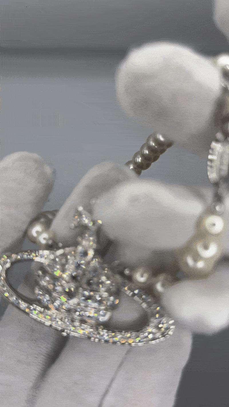 Image of Vivienne Westwood Large Pearl Orb Necklace 