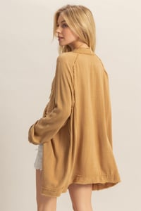 Image 4 of Frayed Tunic Button UP - Early FEB